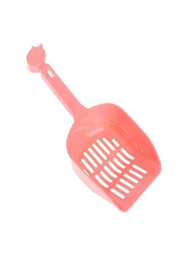TRADESK Anky Plastic Cat Litter Scoop Dog & Cat Litter Waste Pooper Scooper Shovel with Waste Bag, Cat Scooper for Effortless Clean-Up, Scoop & Bag for Quick & Hygienic Waste Removal (Multicolour) - Image 1